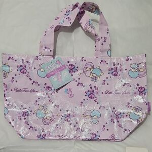 Sanrio Little Twin Stars Lavender Tote Bag Nwt